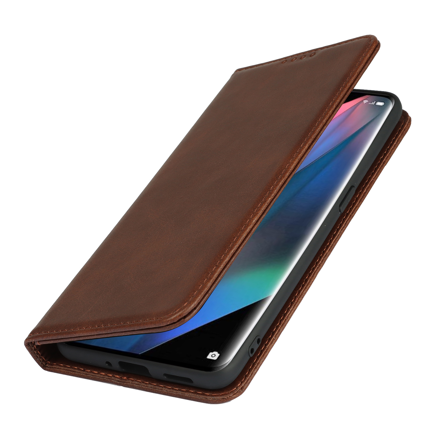 Funda de cuero para OPPO Find X3 Pro, carcasa con tapa, tarjetero, funda con atracción magnética, BILLETERA, funda para OPPO Find X3