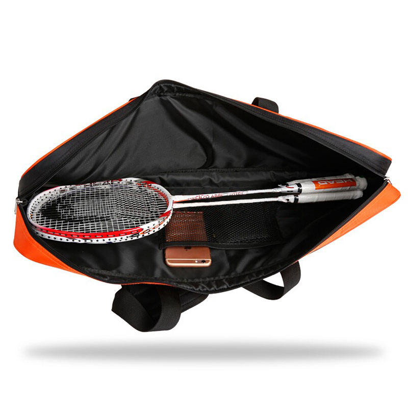 Original enkelt skulder hoved ketsjertaske stor kapacitet til 1-3 badminton & squash ketsjre mandlige sports taske