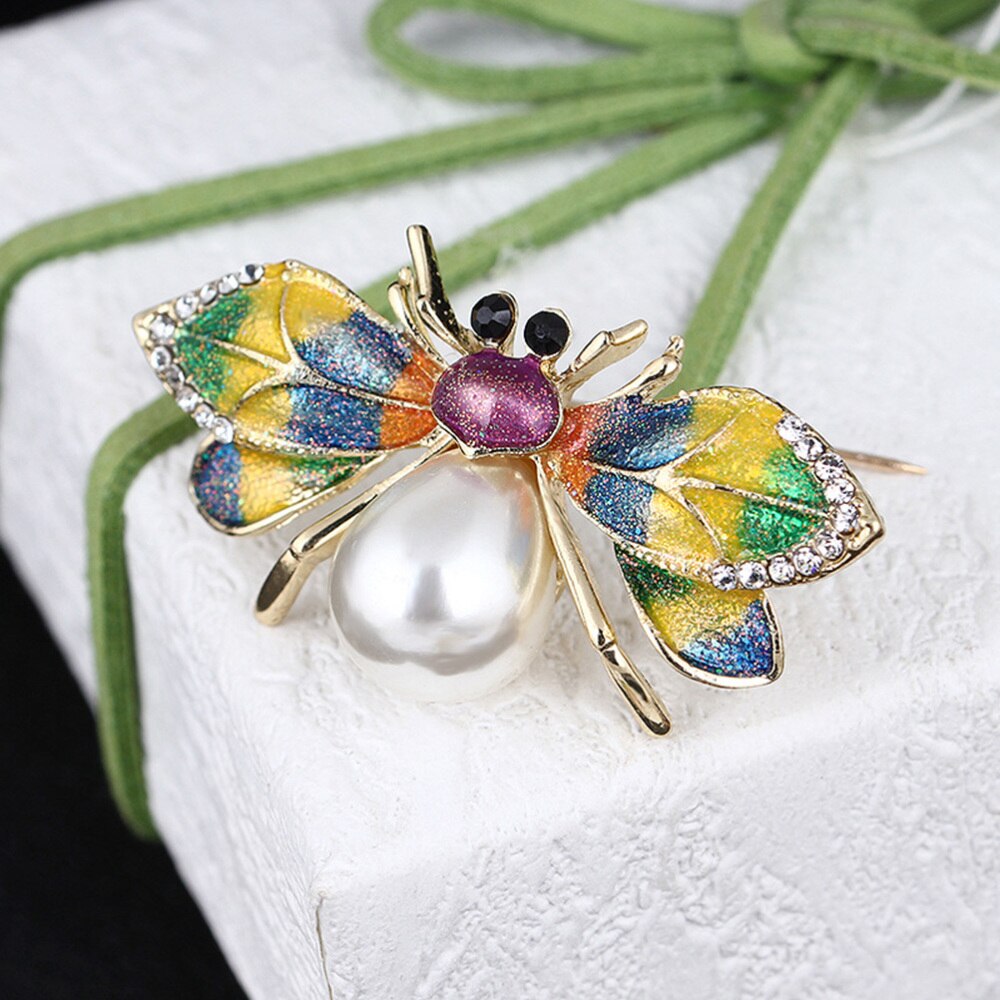 1pc Delicato ragno Spille Strass Seno Spille Spilla Spille Delle Donne Gioiello Accessorio per il Sacchetto di Vestiti Dello Scialle Della Sciarpa Del Cappello Decorazione