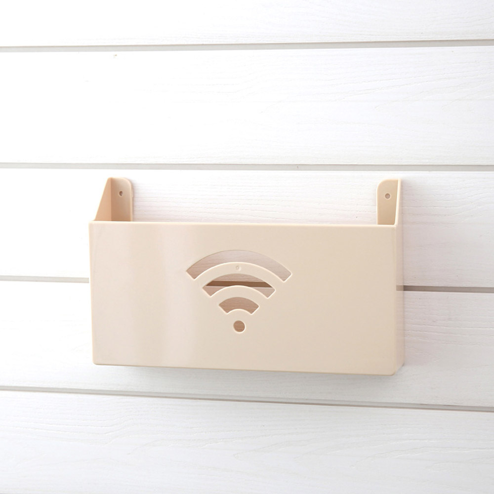 kabellos Wifi Router Halfter Lagerung Versteckte Kasten Kunststoff Kleinigkeiten fallen Regal Zauberstab Hängen Kabel Stecker Halterung Container Organizer