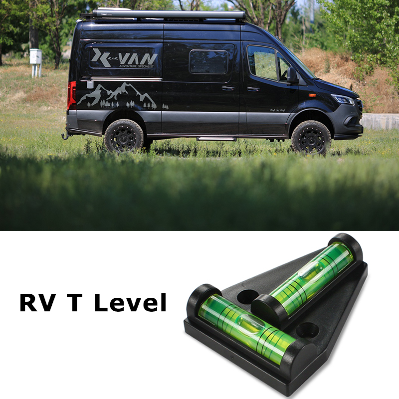 RV T niveau transversal contrôle bulle niveaux à bulle multi-usages 2 voies bulle niveaux pour caravane camping-car remorques trépieds
