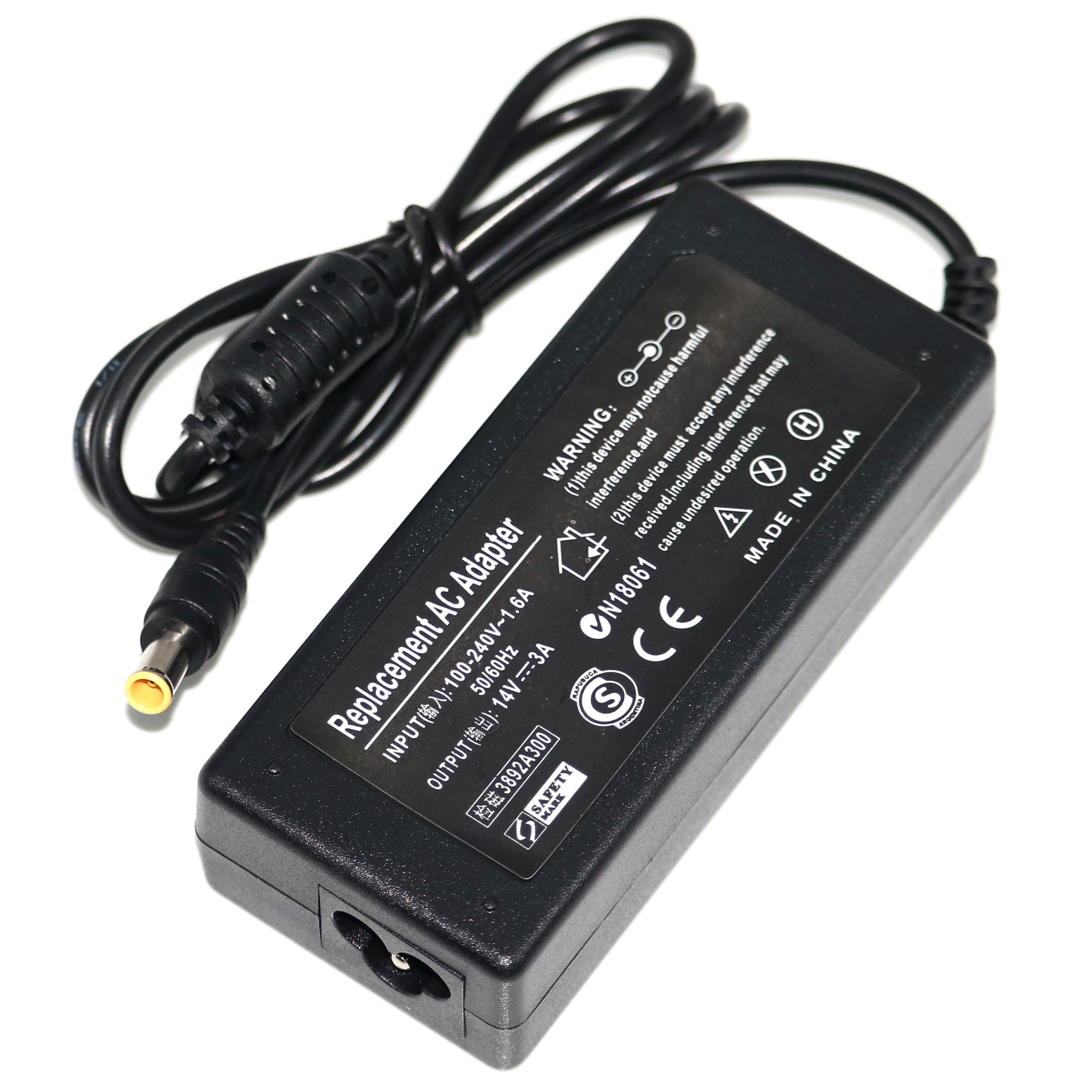 14V 3A 42W Adapter for Samsung Monitor SyncMaster S22C300H P2770 SA350 UE590 S27D360H UN22F5000AF S27B350H S27E390H Power Supply