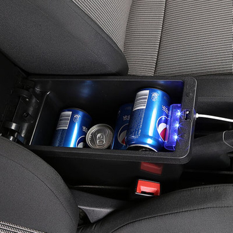 Til kia soul armlæneboks central butik indholds opbevaringsboks med kia sauer rio armlæn box usb interface