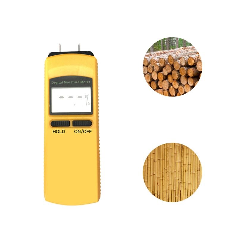 Wood Digital Moisture Meter LCD Display Damp Tester Timber Plaster Sensor