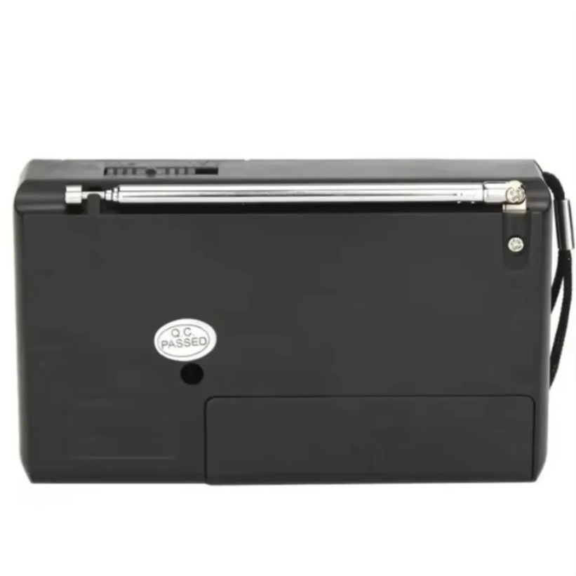 AM FM Portable Mini Two Band Radio Fullwave Band Battery Powered Radio Built-In Speaker Outdoor Emergency Radio for Elders