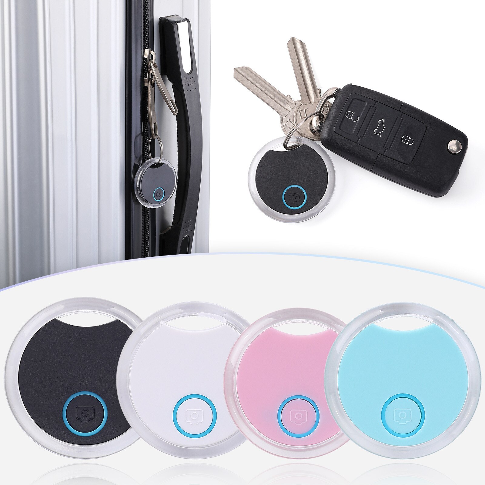 Tracker Anti-lost Alarm Mini Wireless Bluetooth-compat Tracker Car Child Older Bag Wallet Key Finder Locator Anti Lost Alarm