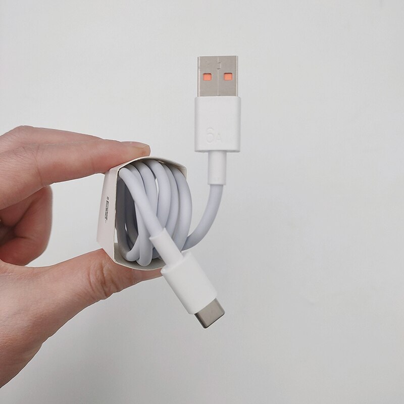 100W Super Fast Charger 6A Type C Cable For Honor Magic3 4 pro 50 60SE Huawei Nova8 9 Mate40 Phone MagicBook Pro 14 15 16 Tablet: 6A cable only