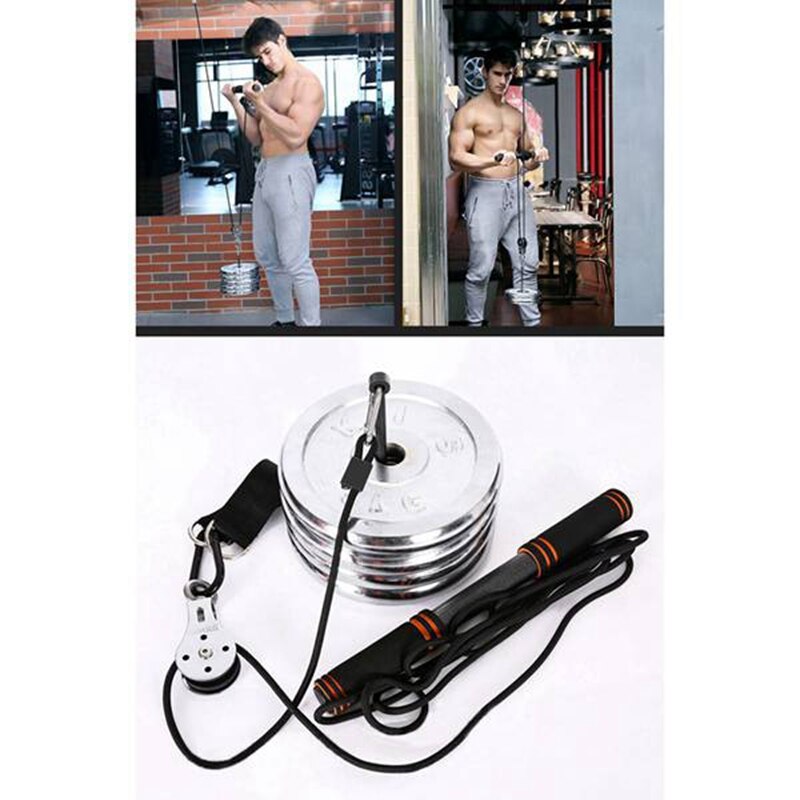 Fitness Equipment MultiFunction Foream Hand and Wrist Strength Equipment Forearm Dumbbell Weights Grip Workout Pulley