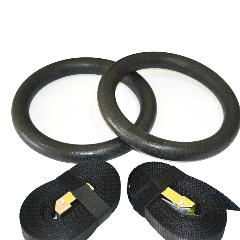 ABS Gymnastic Rings Exercise Rings Fitness Crossfit Home Gym Muscle Training Fitness Equipment