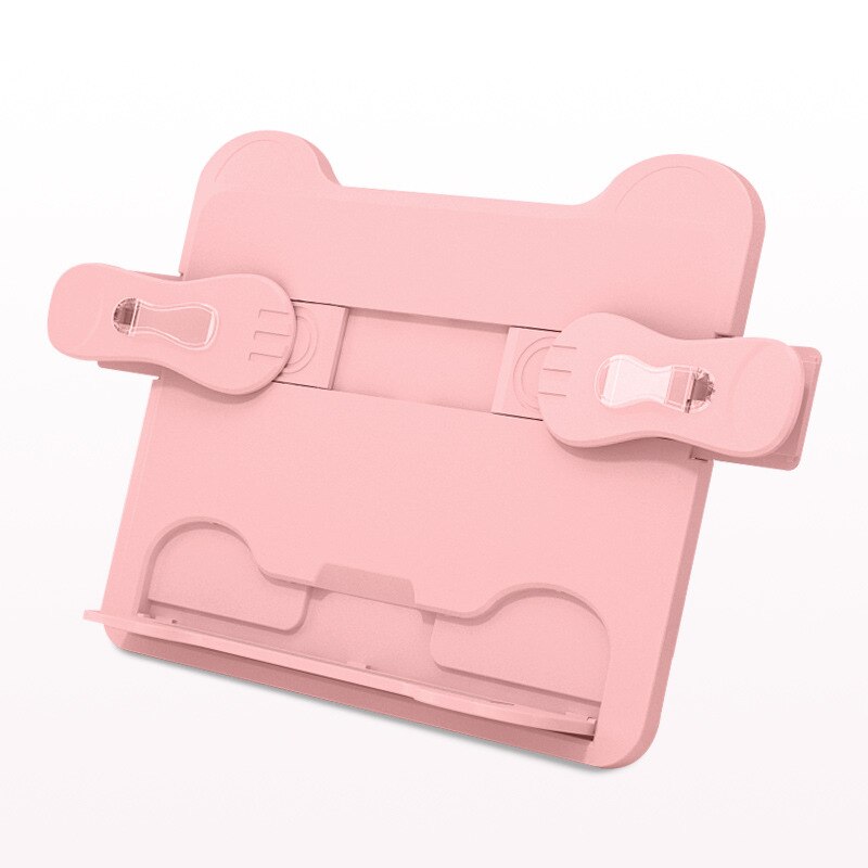 Hout boekenstandaard en kookboekstandaard met verstelbare hoeken boekhouders voor het lezen van handsfree stevige kookboekhouder receptboekhouder, paperclips bevat bijbels, studieboeken (34x23,9 cm
