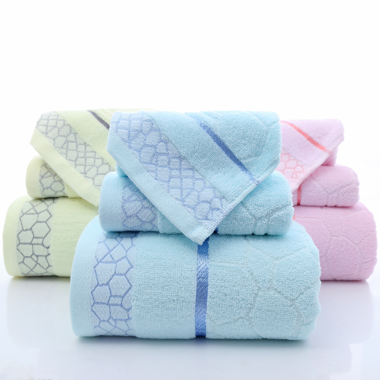 100% katoenen Handdoeken Set 2 stuks gezicht Handdoek 1pc Badhanddoek set Zachte en Comfortabele badkamer handdoeken set bad handdoeken voor volwassenen