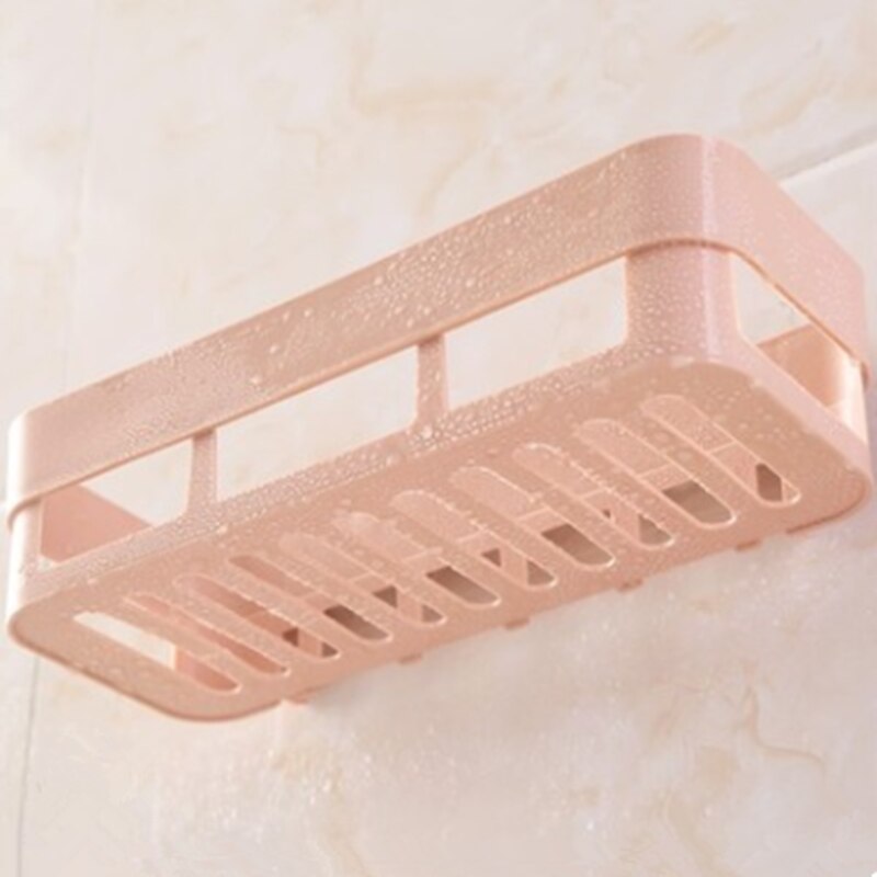 Suction Cup Wall-Mounted Kitchen Rack Bathroom Storage Rack Toilet Corner Toiletries Storage Rack