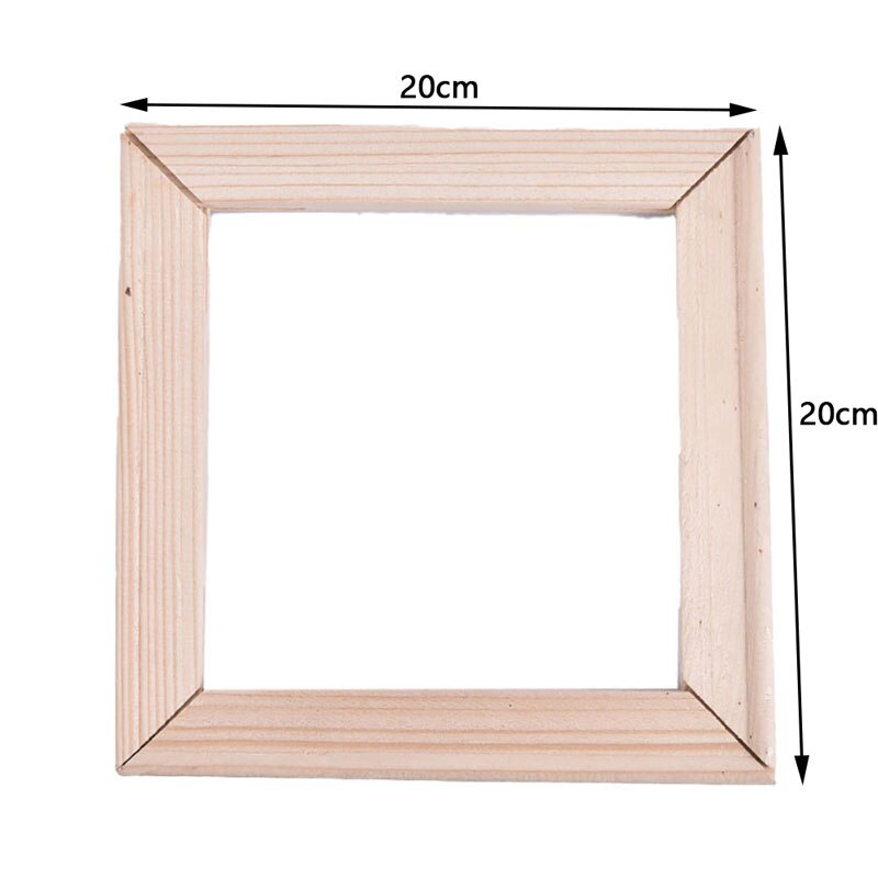 1pc Handmade Painting Landscape With Wooden Photos frame Frame 15-20cm Long: 20cm
