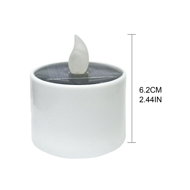 6 Stuks Zonne-verlichting Vervanging Top 7 Solar Lantaarn Onderdelen Led Zonnepaneel Lantaarn Deksel Verlichting Compatibel Out O