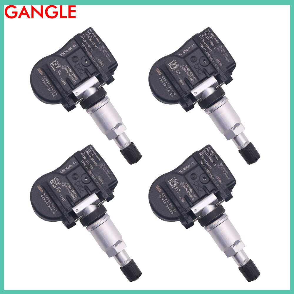 Para 2012 2013 2014 2015 2016 2017 2018 kia ceed (jd) tpms 433 mhz sensor de pressão dos pneus tpms kia 52933-3n100 52933-b1100