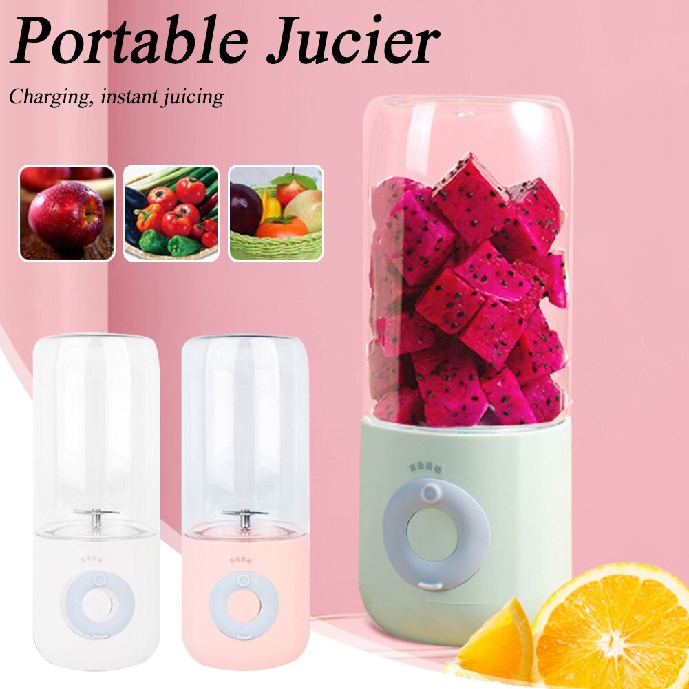 Draagbare Blender Oplaadbare 500Ml Juicer Cup Smoothie En Schudden Maker Handheld Fruit Mixer Sap Cup Keukenmachine