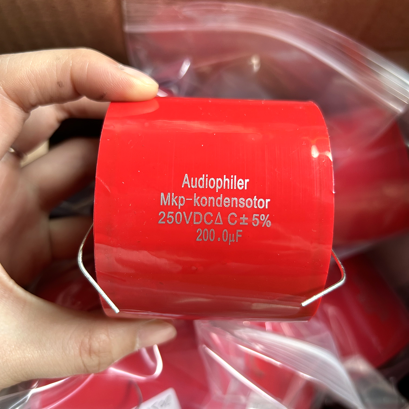 Test And Matched Pair (2PCS) MKP Audio Capacitor 200uf 250V DC ±5% Audiophiler Fever Coupling Frequency Dividing Capacitance