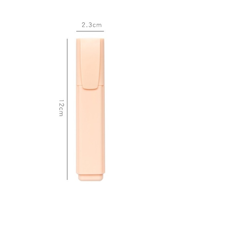 6 stk macaron farge highlighter tusj fluorescerende liner penner for tegning utheving kontor papir faks kopi skole  f020
