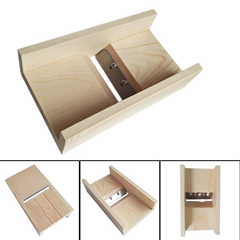 Biseladora de madera multifuncional, herramienta de acero inoxidable para cortar jabón, molde para el pan, hoja afilada, hecha a mano