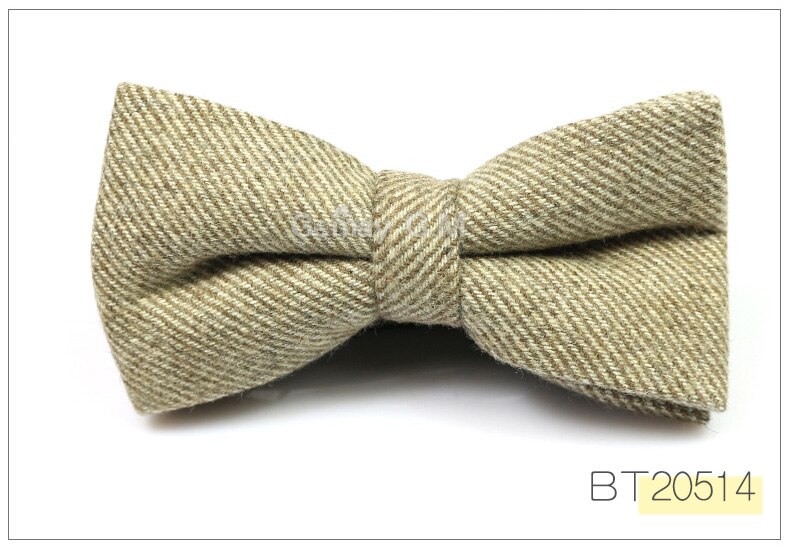 Vlnené motýliky pre mužov ležérne vlnené motýliky pre ženícha jednofarebné nastaviteľné zimné motýliky na svadbu