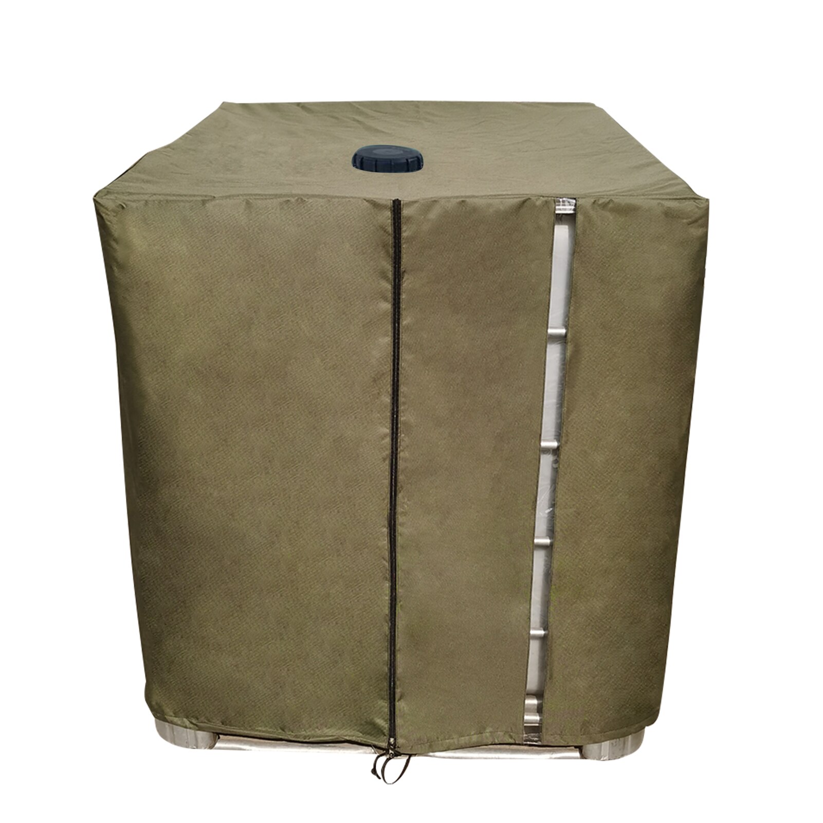 1000 Liters Dust Cover Of IBC Ton Drum Ton Bucket Rain Cover Dust Cover Rainwater Tank Cover IBC Waterproof And Dustproof Cover: 02 with hole