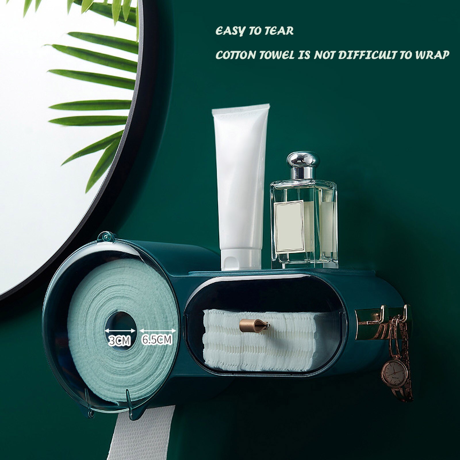 Bathroom Shelf Shower Caddy Organizer Wall Mount Shampoo Rack No Drilling Bathroom Accessories Paper Storage Box Kitchen Storag