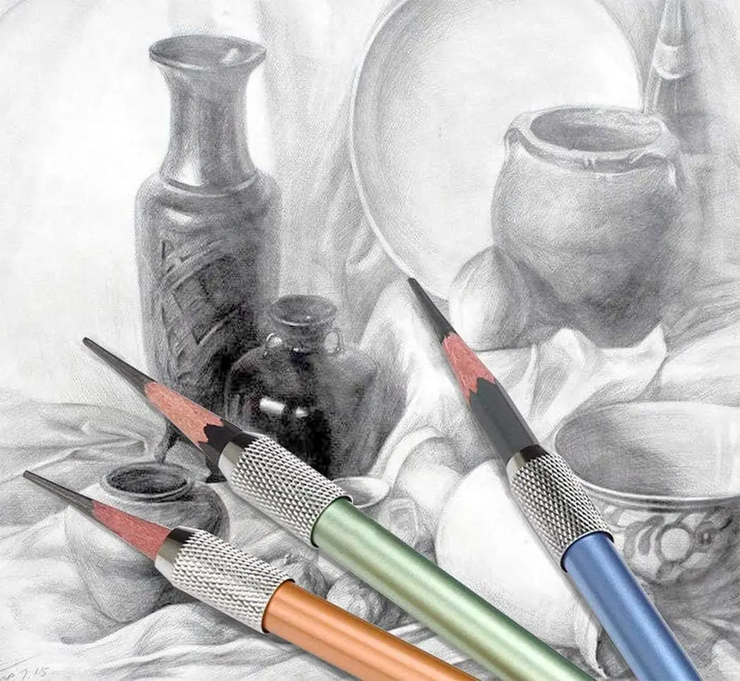 Semplice supporto per prolunga per matita a testa singola regolabile Schizzo Pittura Arte Strumenti per scrivere Forniture per ufficio scolastico Cancelleria per studenti