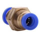 1Stck T/Y/L/Gerade Typ PU/PV/PY/PE/PM/PZA/PK/HVFF/Pneumatische Armaturen Für Luft/Wasser Schlauch Rohr Stecker 4/6/8/10/12/14/16mm: Braun / 1/8"