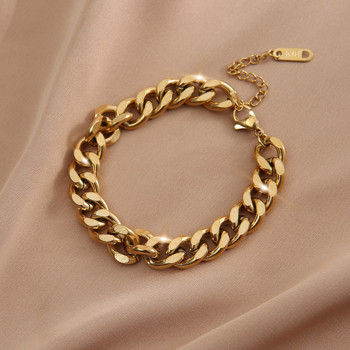 316L Edelstahl Neue Gehobenen Schmuck Hip Hop Rock Charms Dicke Kette Choker Armband Halsketten &amp; Anhänger Für Frauen