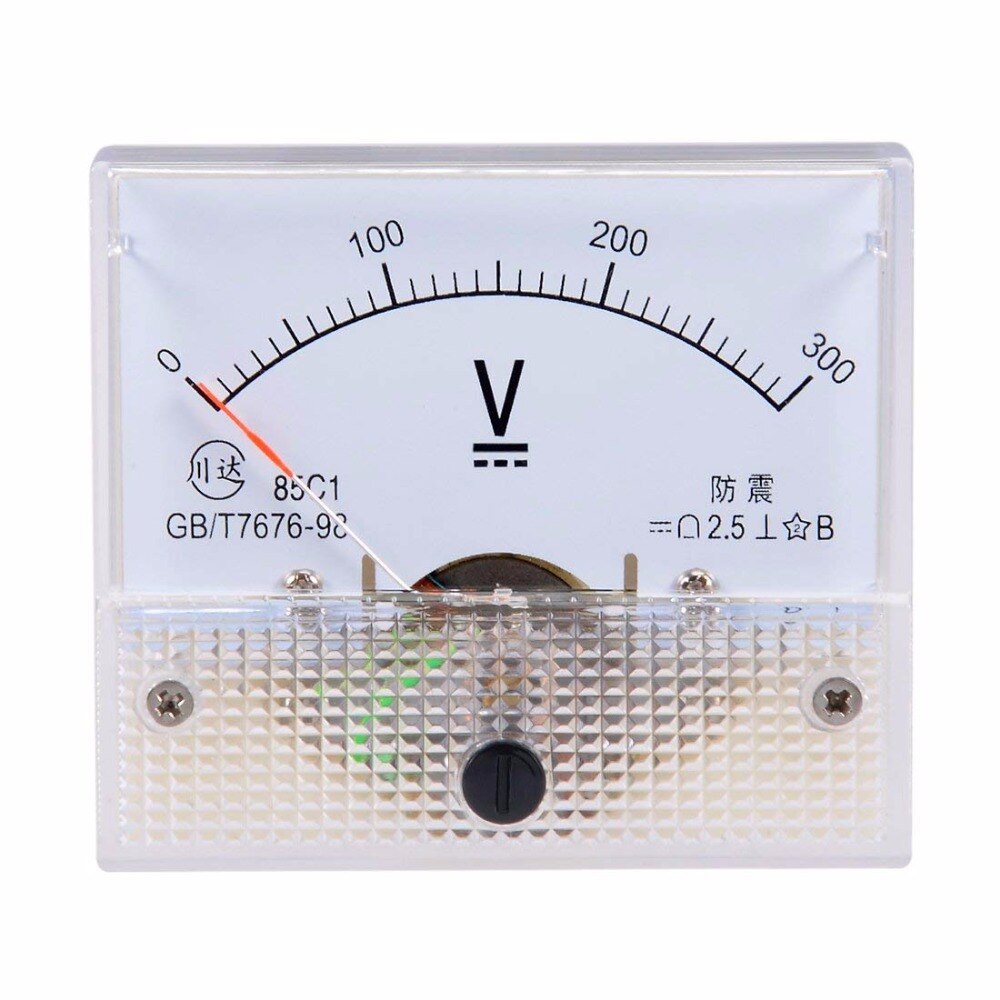 Pointer DC Voltmeter 85C1 DC 0-15V 20V 30V 50V 100V 5V 10V Mechanics Analog Volt Panel Meter Gauge