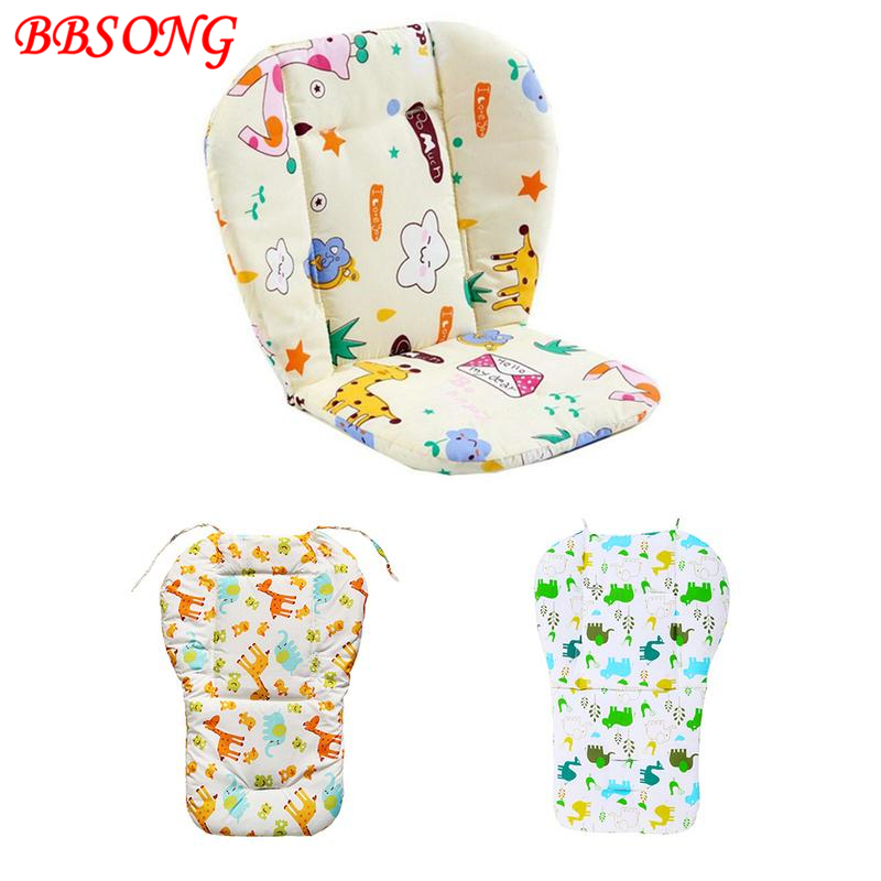 BBSONG Universal Baby Pad Warm Cotton Cushion Infant Stroller Seat Pad Pram Mattress Harness High Dining Chair Toddler Seat Mat