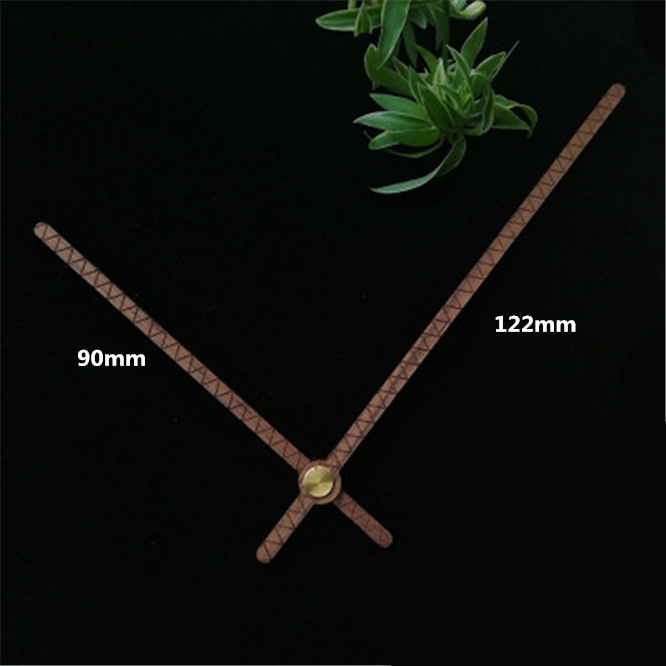 10 Sets Creatieve Houten Klok Pointer Hoogwaardige Quartz Klok Handen Onderdelen Diy Klok Onderdelen Accessoires Wandklok Thuis decoratie: Wood-C