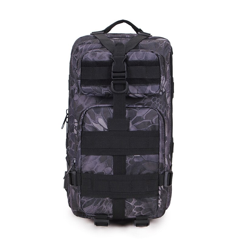 Outdoor Sport Reistassen Grote Rugzak Schouders Tactiek Rugzak Reizen Duffle Bagage vrouwen Weekend Plunjezak Grote Reis: Black Python