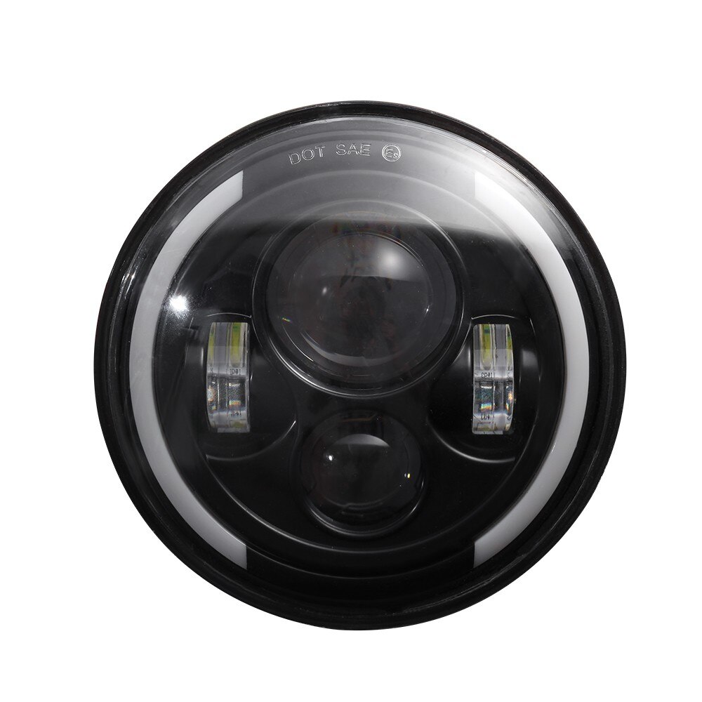 7 "Led Koplamp 150W Ronde Led Koplamp H4 H13 Koplamp 6500K Adapter Drl