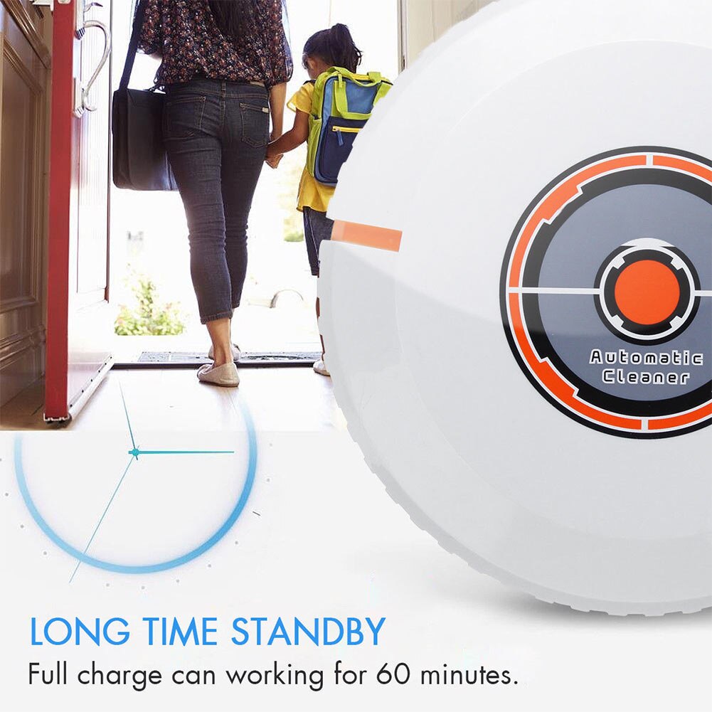 Automatische Oplaadbare Sterke Zuigkracht Vegen Smart Schoon Robot Stofzuiger HKS99