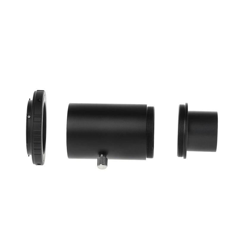 Aluminum T2 Adapter Telescope Extension Tube 1.25 inch Telescope Mount Thread T-Ring For Sony/Canon EOS/Nikon Camera Accessories