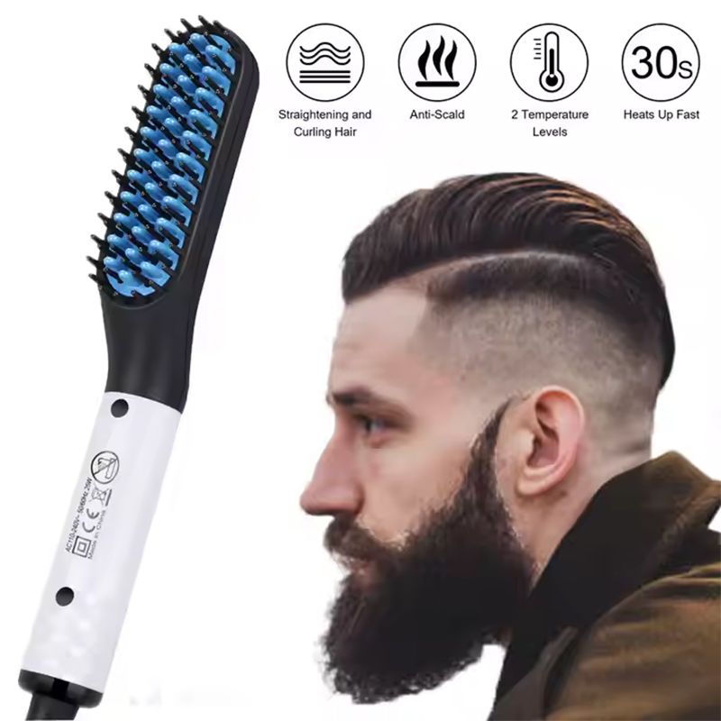 Straight Hair Comb Beard Straightener Straightening Comb Fast Heating Styling Tools