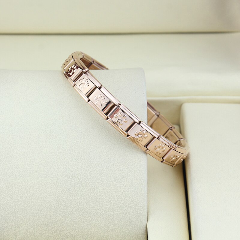 Hapiship New Fashion Cat's Paw 9mm larghezza bracciale in acciaio inossidabile bracciale donna ragazze matrimonio regalo di natale gioielli G214