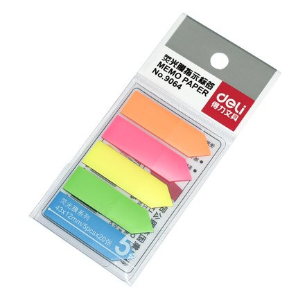 Deli Fluorescent Film Hanging Label Fluorescent Co... – Vicedeal