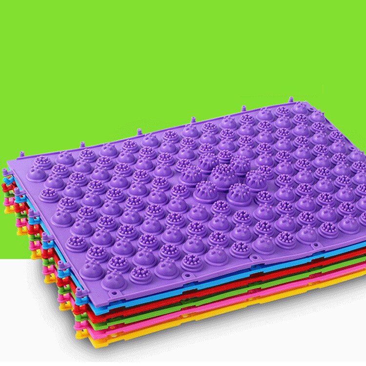 Duurzame Reflexologie Voetmassage Pad Teen Druk Bloedsomloop Plaat Mat Voor Massager Gezondheidszorg Mat Acupressuur