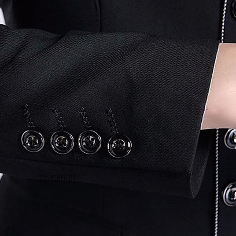 Hommes simple boutonnage Mao veste chinois Vintage tunique Blazer manteau Zhongshan Slim Fit 058-096