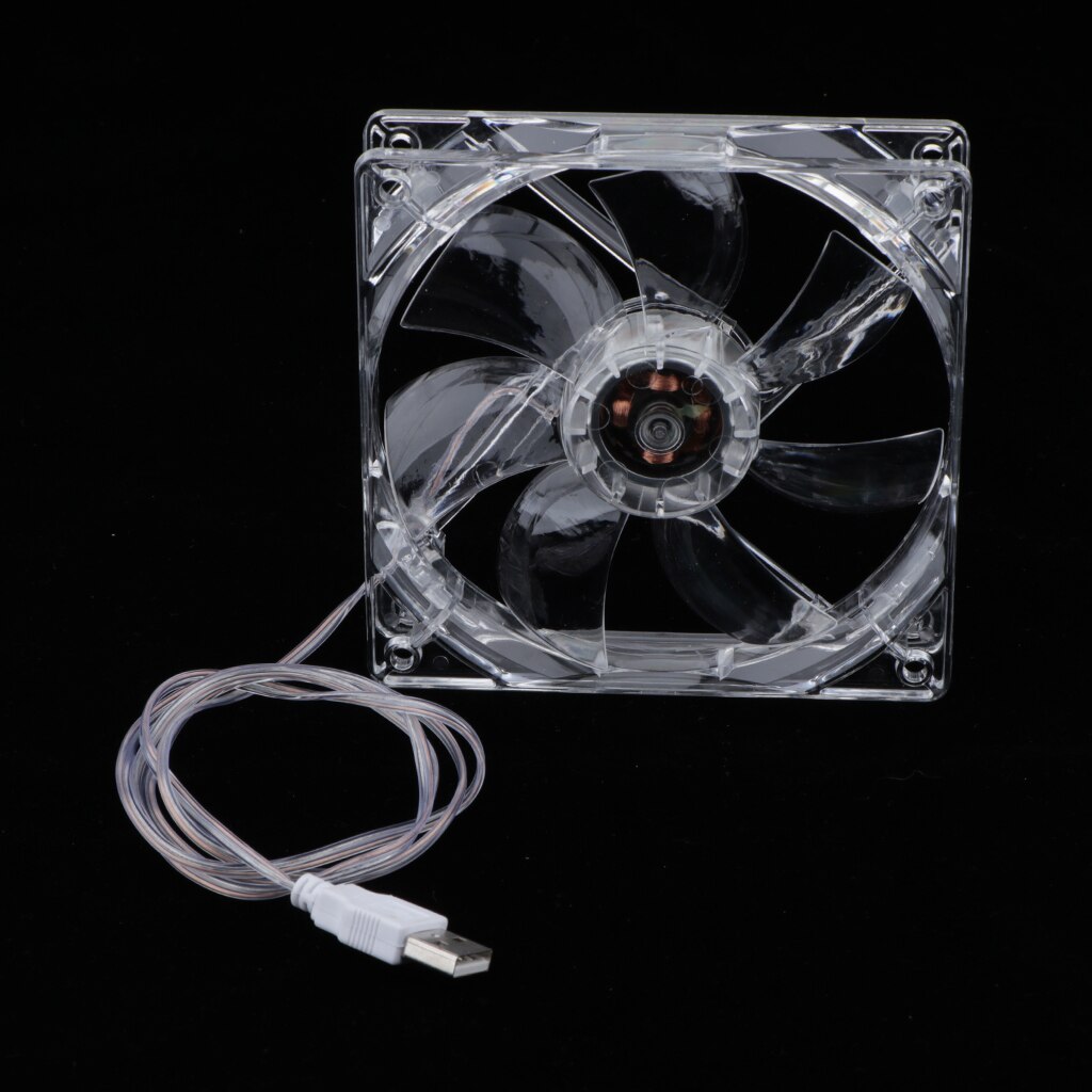 Hamster Cage Cooling Fan LED Lights Rechargable Small Pet Mice Degus Cooler