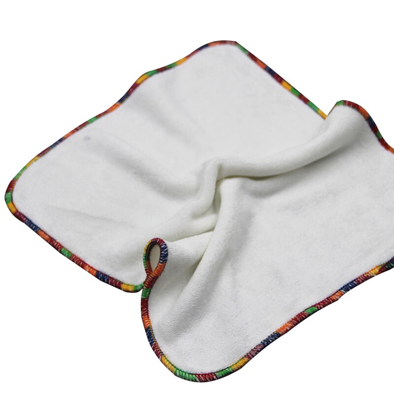 [usurpon] 5 st mycket babyduk bambufiber liten handduk tvättbar och supermjuka fyrkantiga våtservetter av bambu återanvändbar