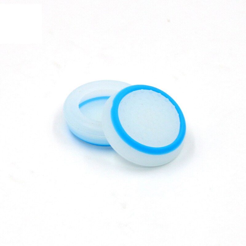 Silikonhetten til  ps4 pro  ps5 kontroller tilbehør tommel pinne grep deksel til xbox en 360 bytte om pro joystick 4 stk.: Hvit-blå / 2 stk