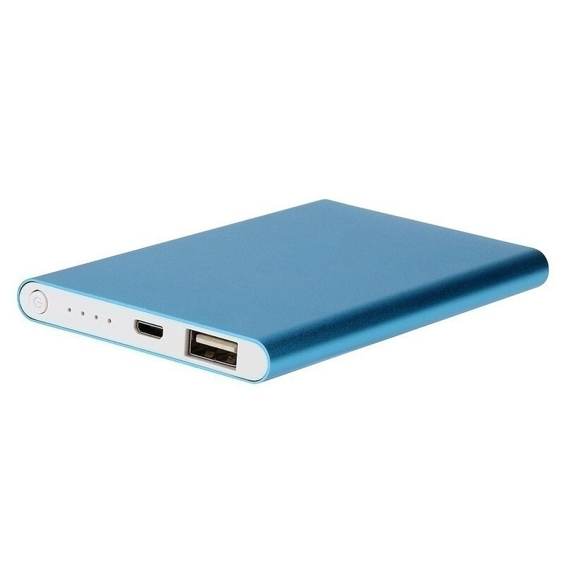 Power Bank 30000mAh caricabatterie portatile per cellulare caricabatterie da viaggio esterno Powerbank caricabatterie esterno ultrasottile per Smartphone: Blue