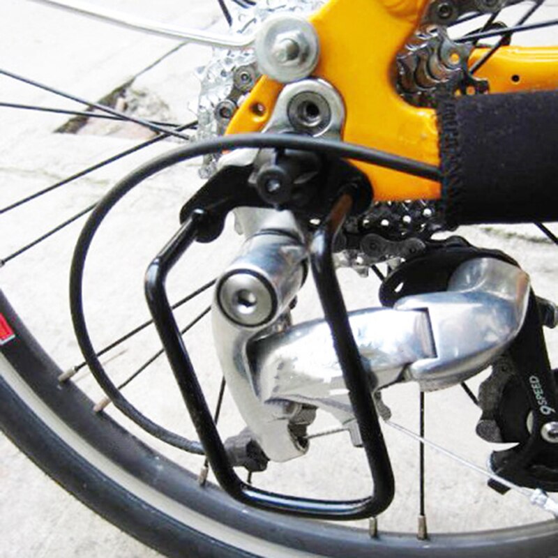1Pcs Verstelbare Stalen Fiets Mountainbike Gear Achter Derailleur Chain Stay Guard