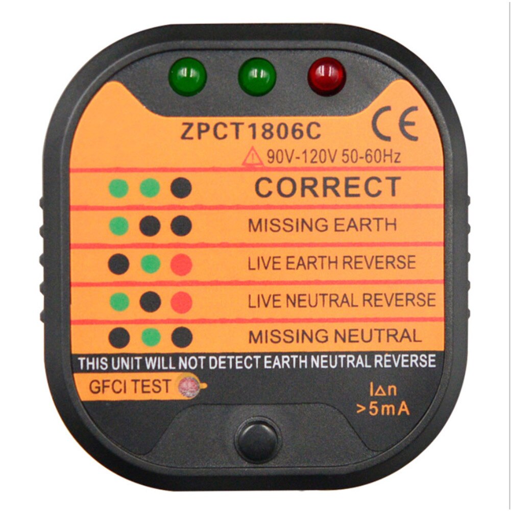 Stopcontact tester automatische elektrische circuit detector draadzoeker us/eu/uk stekker --m25