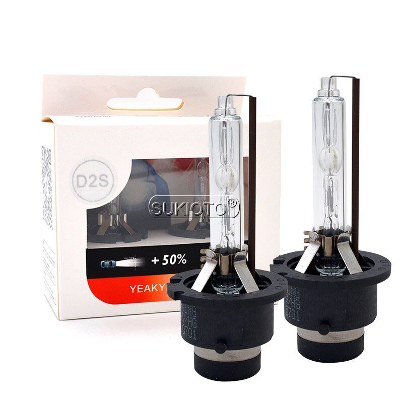 SUKIOTO Original Yeaky D2S 5500K Xenon Lamps D2R 4500K D2C 6500K High Bright Yeaky Auto Car HID Headlight Bulbs Without Wires