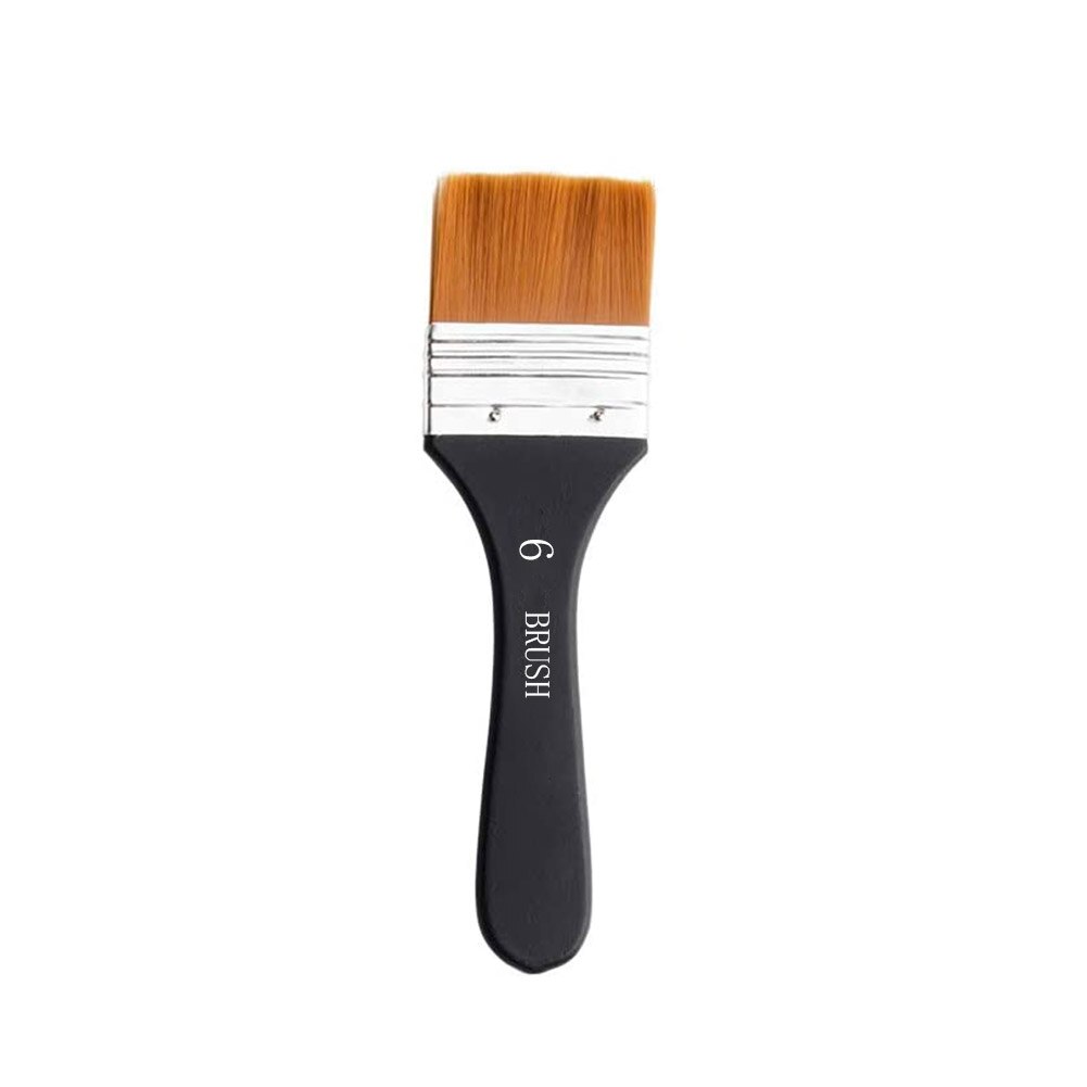 Juego de brochas para pintura acrílica, herramienta de pintura al óleo para artista, suministros de arte para limpieza , brocha para pintura de acuarela de 7 tamaños: Style 6