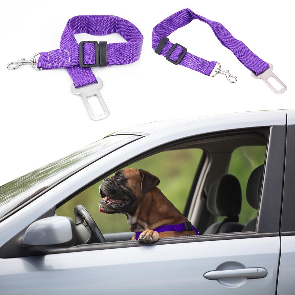 Hond Harnas Hond Autogordel Pet Veiligheidsgordel Lead Leash Voor Small Medium Honden Reizen Clip Huisdier Verstelbare Pet Veiligheid beschermen Tool